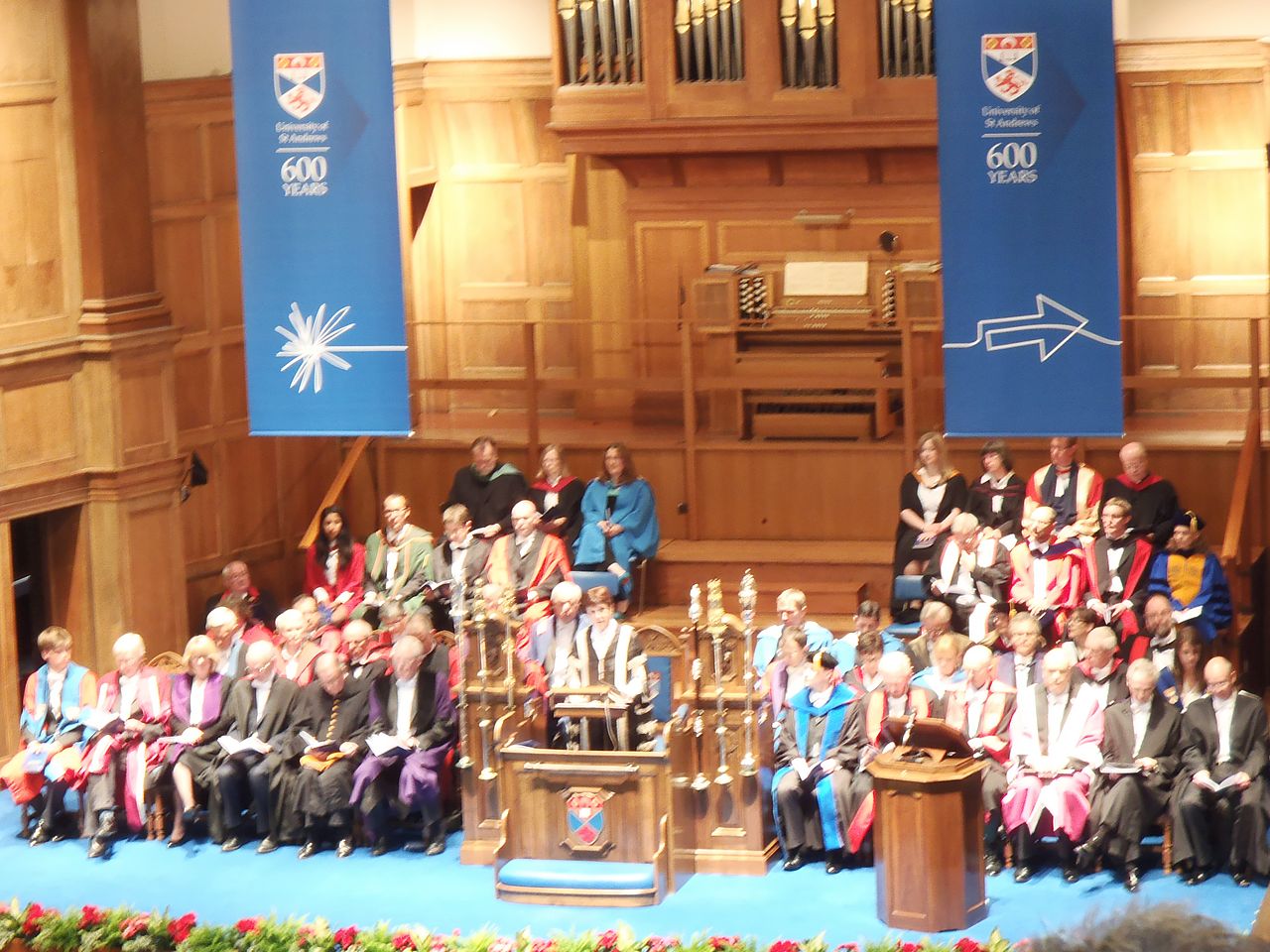 St Andrews graduation ceremony